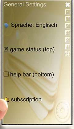 opening subscription screen of Skat game